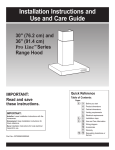 KitchenAid Pro Line Series User's Manual