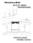KitchenAid KUD-22 User's Manual