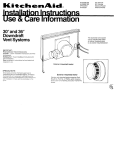 KitchenAid KIVD860TOB User's Manual