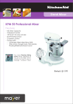 KitchenAid Mixer KPM 50 User's Manual