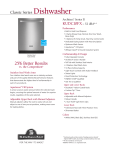 KitchenAid Dishwasher KUDC10FXSS User's Manual