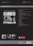 KitchenAid Coffeemaker XP224010 User's Manual