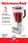 KitchenAid Blender KSB570 User's Manual