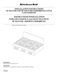 KitchenAid KGCP484KSS User's Manual