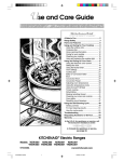 KitchenAid KERC507 User's Manual