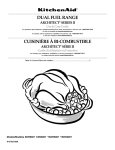 KitchenAid KDSS907 User's Manual