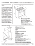 KitchenAid KDRP707R User's Manual