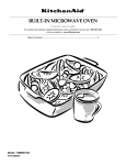 KitchenAid KBMS1454SBL User's Manual