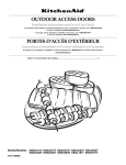 KitchenAid KBAU181V User's Manual