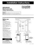 KitchenAid compactor User's Manual