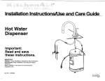 KitchenAid 3184330 User's Manual