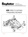 King Kutter Lawn Mower 999996 User's Manual