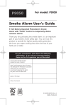 Kidde P9050 User's Manual