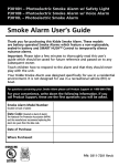 Kidde P3010H User's Manual