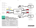 Kicker ZXMRLC (ZXM Amplifier Remote Level Control) Owner's Manual