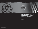 Kicker MARINE KM620 User's Manual