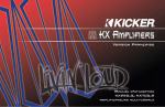 Kicker KX550.3/KX700.5 Owner's Manual