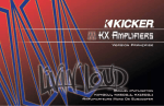 Kicker KX400.1 Owner's Manual