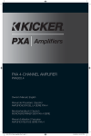 Kicker 4-Channel Owner's Manual