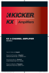 Kicker 4-Channel Owner's Manual