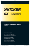 Kicker 5-Channel Owner's Manual