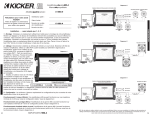 Kicker 2007 MX350.4 Owner's Manual