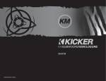 Kicker SKM10 Owner's Manual