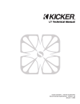 Kicker L7 Owner's Manual