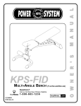 Keys Fitness KPS-FID User's Manual