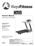 Keys Fitness HT95T User's Manual