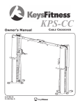 Keys Fitness Cable Crossover KF-CC User's Manual