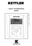 Kettler SM 2855 User's Manual