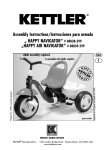 Kettler HAPPY NAVIGATOR 08838-599 User's Manual