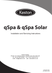 Keston qSpa Solar User's Manual