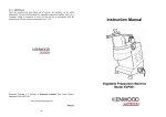 Kenwood XVP001 User's Manual