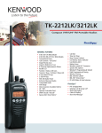 Kenwood TK-2212LK User's Manual
