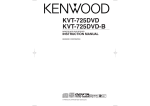 Kenwood KVT-725DVD User's Manual