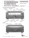 Kenwood TS-2000 User's Manual