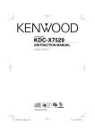 Kenwood KDC-X7529 User's Manual