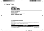 Kenwood KDC-BT758HD Operation Manual