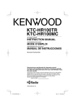 Kenwood HD Radio TUNER User's Manual