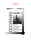 Kenwood UBZ-GR14 User's Manual