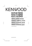 Kenwood Excelon KVT-817DVD User's Manual