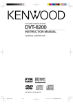 Kenwood DVT-6200 User's Manual