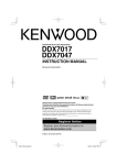 Kenwood DDX7017 DDX7047 User's Manual