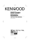 Kenwood DDX 6054 Instruction Manual