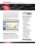 Kentrox Q2300 User's Manual