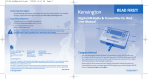 Kensington Digital FM Radio & Transmitter User's Manual