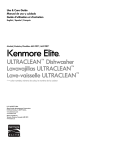 Kenmore Elite 24'' Built-In Dishwasher - Stainless Steel ENERGY STAR Installation Guide