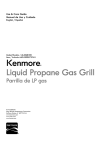 Kenmore 6 Burner Stainless Steel Front Gas Grill With Storage Owner's Manual